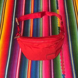 Rebecca Minkoff Red Nylon Fanny Pack Bum Bag